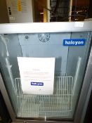 *Halcyon Single Door Bottle Cooler in Silver Finish