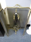 Black & Brass Spark Guard complete with Companion Set