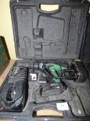 Hitachi 18v Cordless Drill with Carry Case - Battery & Charger