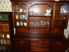 Mahogany Wall unit over Cupboards