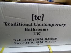 *White Wash Hand Basin with Pedestal