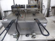 *Buffalo 2 Compartment 2 Basket Fryer