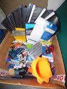 *Box containing Assorted Office Sundries - Staple Guns - Scissors etc