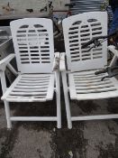 2 Folding Plastic Chairs