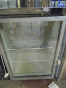 *Stainless Steel Undercounter Refrigerator with Glass Door