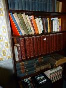 Large Collection of Hard Backed Books including Britannia Encyclopedia - Charles Dickens etc