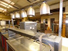 *5 Lamp Heated Servery Gantry