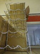 Chrome 15 Bottle Wine Rack