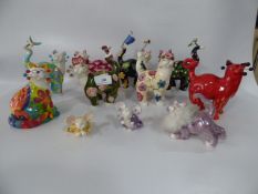 Collection of 10 Ornamental Cats & 2 Ornamental Mice