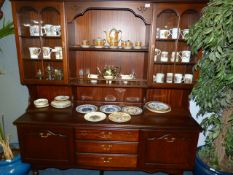 Mahogany Display Unit on Sideboard
