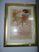 Framed Print Depicting a Man