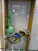 3 Decorative Glass Ornaments