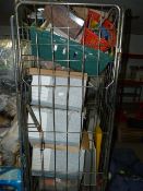 Trolley Containing Assorted Tools, Electrical Fittings etc