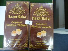 *6 Boxes containing Hazerbaba Original Turkish Delight