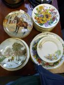 Large Quantity of Decorative Plates