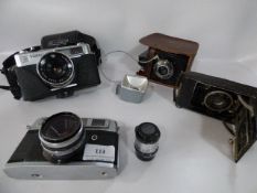 Box containing Collectable Cameras