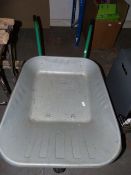 Galvanized Garden Wheelbarrow
