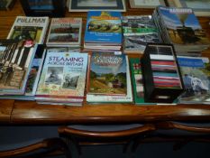 Large Quantity of Railway & Steam Engine Books - DVD's etc