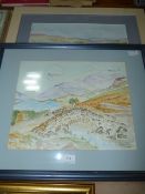 2 Penny Settle Water Colours Depicting Country Scenes