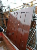 Hardwood Up and over Garage Door