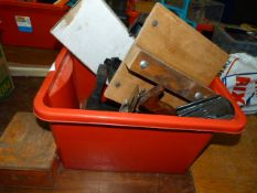 Box Containing Early Wood Planes etc