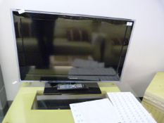 Flat Screen Television with Remote