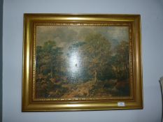 Framed Print Depicting a Country Scene