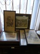 Assorted Framed Prints Depicting Kingston Upon Hull etc