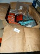 Box Containing Rope, Wood Boring Bits, Rawl Plugs, Jigsaw Blades etc
