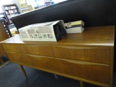 Teak 6 Drawer Sideboard