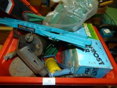 Box Containing Vintage Blow Lamps, Foot Pumps etc