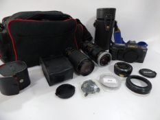 Canon Camera Kit comprising of Canon T70 35mm Body - 3 Lenses and other Accessories