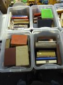 4 Boxes containing Assorted Books - Encylopedias etc