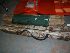 2 Aluminium Gazebos and an Aluminium Camping Table