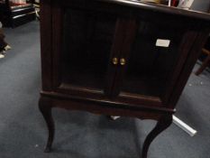 Small Mahogany Glazed Cabinet