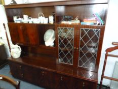 Mahogany Effect Display Unit