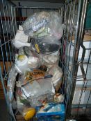 Trolley Containing Assorted Tools and Electrical Fittings etc