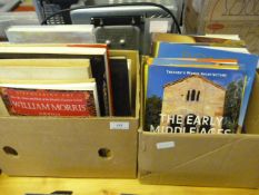 2 Boxes containing Assorted Books on Architecture
