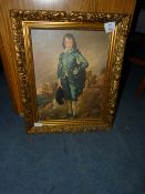 Gilt Framed Print Depicting A Man