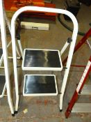 Pair of Steel 2 Tread Steps