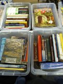 4 Boxes of Assorted Books including Disney - History etc