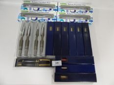 Tray containing Assorted Pens