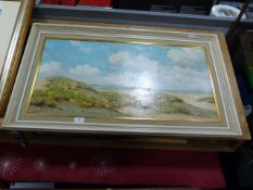 Framed Print Depicting a Coastal Scene