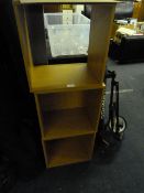 3 Beech Effect Storage Boxes