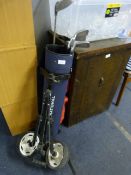 Set of Golf Clubs in Bag with Trolley