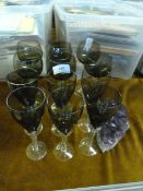 Assorted Decorative Champagne Flute - Wine Glasses etc
