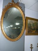 Decorative Oval Mirror