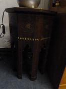 Octagonal Occasional Table with Inlay