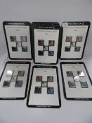 8 Max Factor 5 Pack Mono Colour Eye Shadow Kits