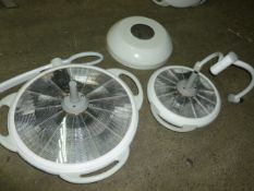 * ALM Duo Surgical Lighting System with twin heads, twin arms and mountings